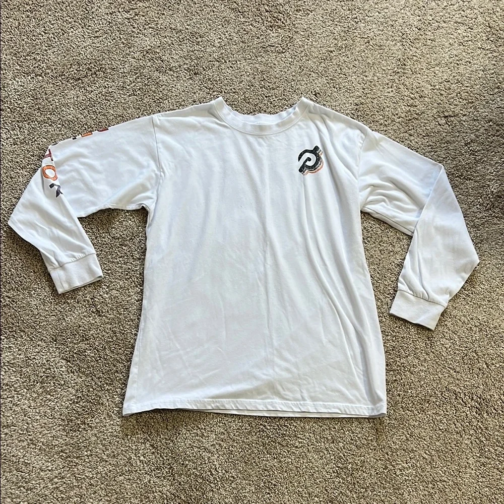 Peloton White Long Sleeve Shirt - Picture 1 of 5